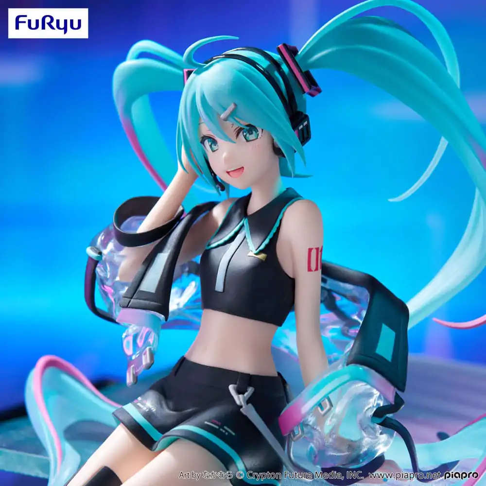 Hatsune Miku Noodle Stopper PVC Statue Neon Cyber 16 cm product photo