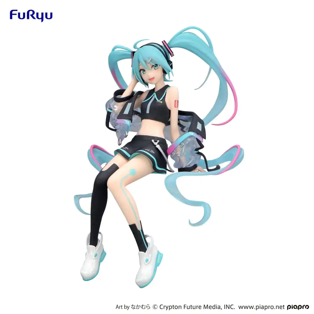 Hatsune Miku Noodle Stopper PVC Statue Neon Cyber 16 cm product photo