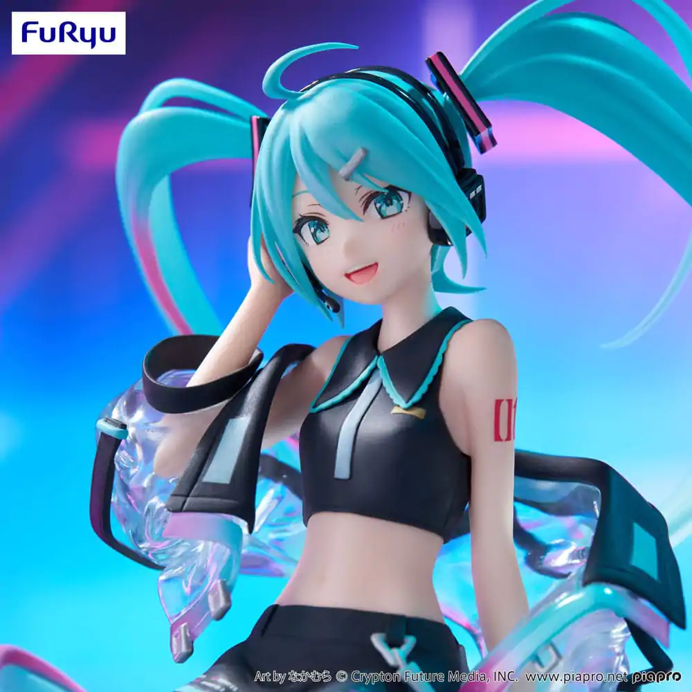 Hatsune Miku Noodle Stopper PVC Statue Neon Cyber 16 cm product photo