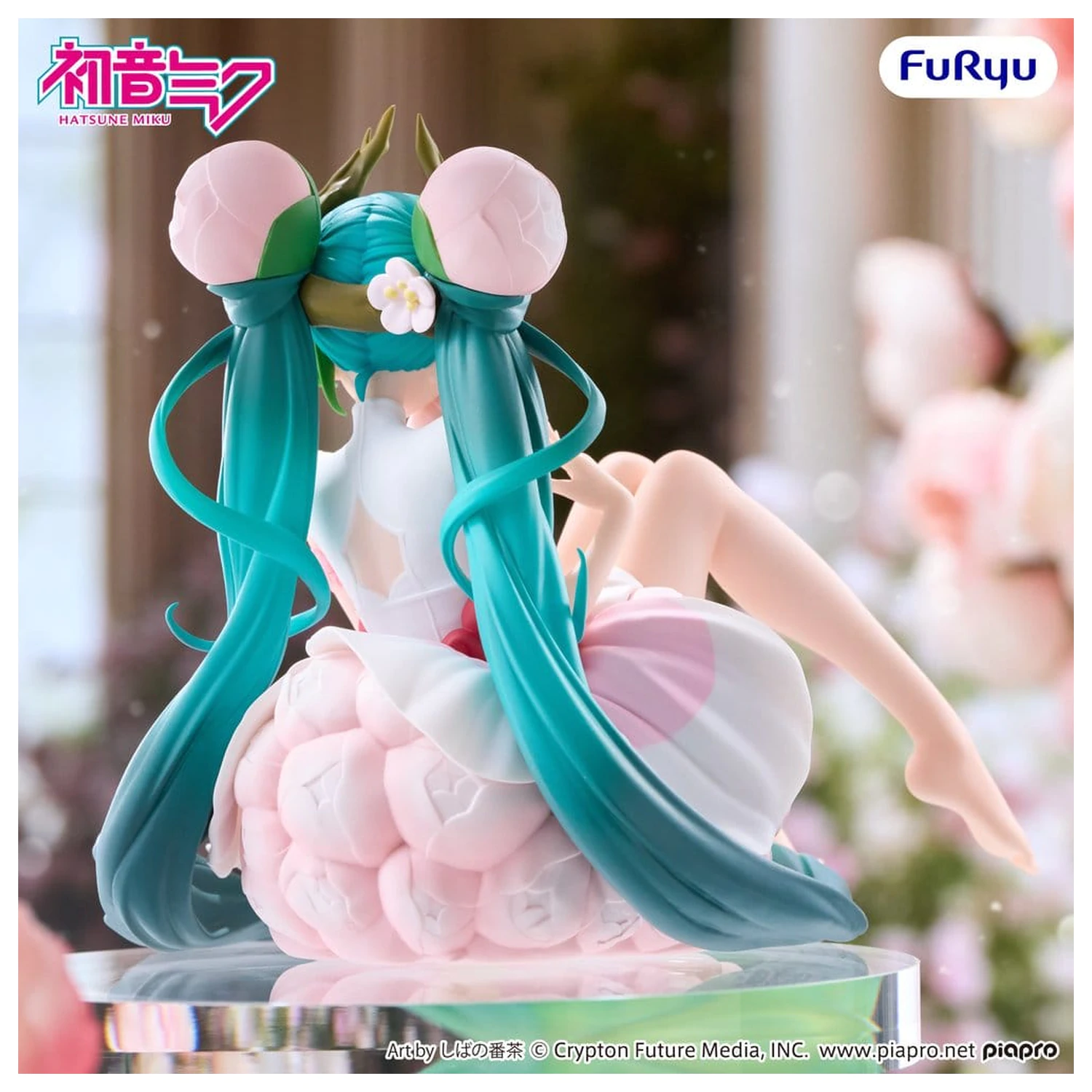Hatsune Miku Noodle Stopper PVC Figure Flower Fairy White Plum Blossom 13 cm product photo