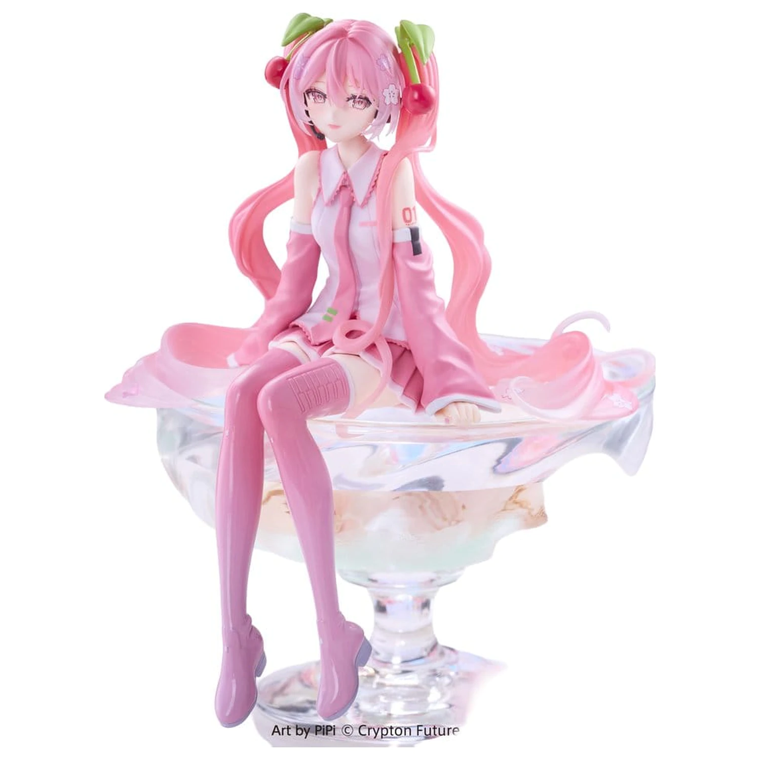 Hatsune Miku Noodle Stopper PVC Figure Sakura Miku 2026 Smile Ver. 14 cm product photo