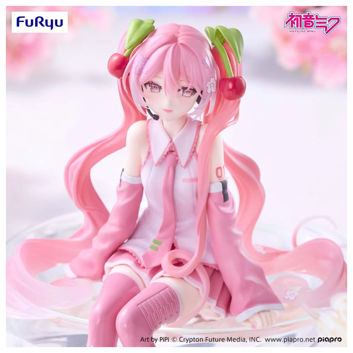 Hatsune Miku Noodle Stopper PVC Figure Sakura Miku 2026 Smile Ver. 14 cm product photo