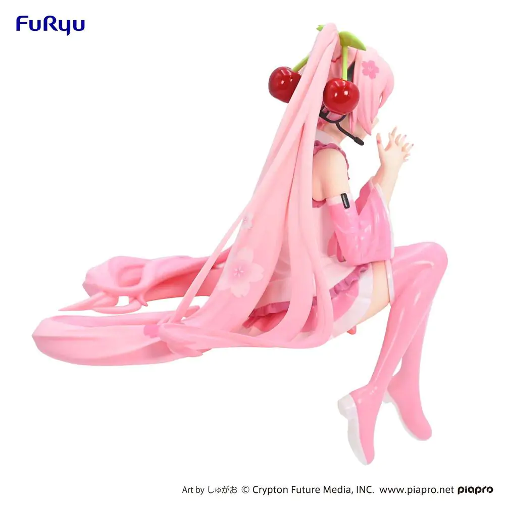Hatsune Miku Noodle Stopper PVC Statue Sakura Miku 2023 14 cm product photo