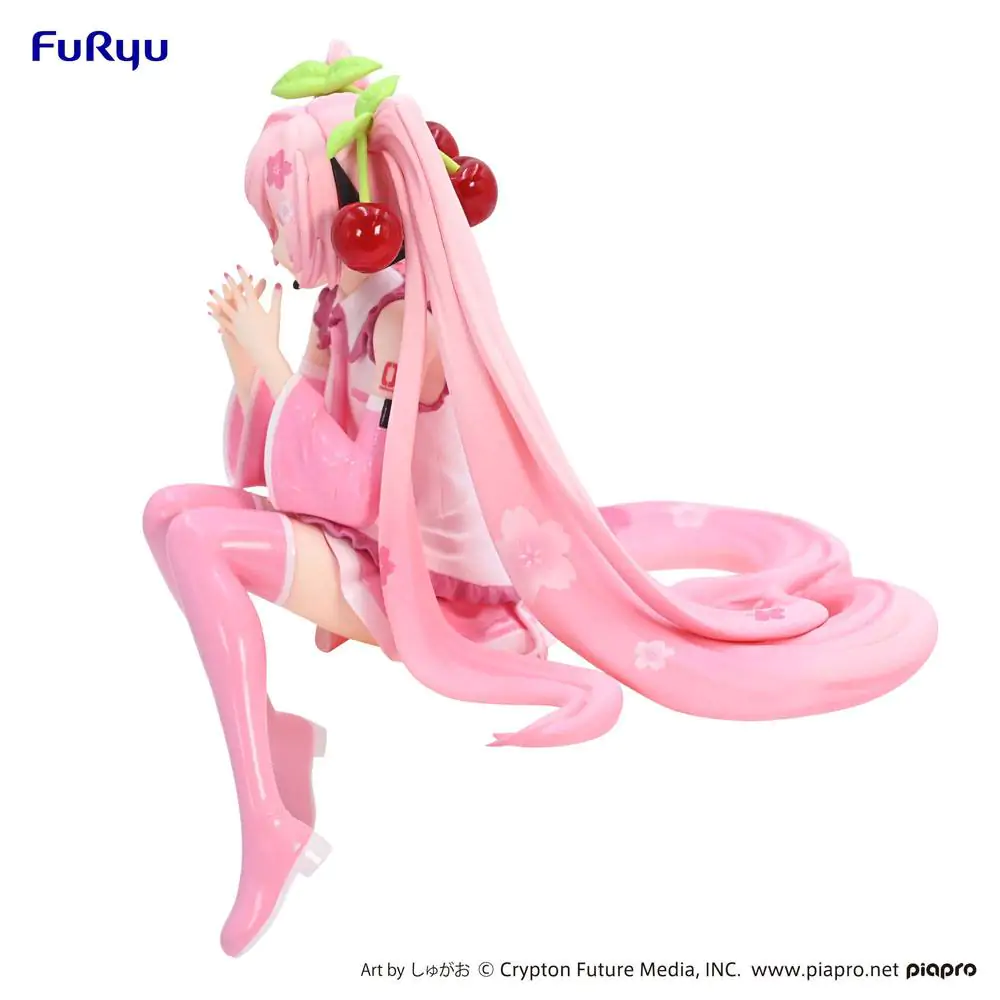 Hatsune Miku Noodle Stopper PVC Statue Sakura Miku 2023 14 cm product photo