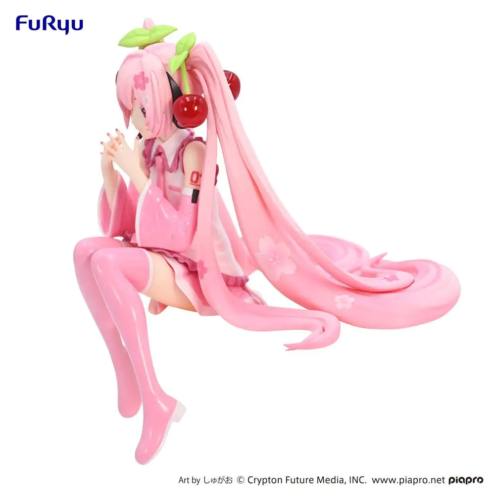 Hatsune Miku Noodle Stopper PVC Statue Sakura Miku 2023 14 cm product photo