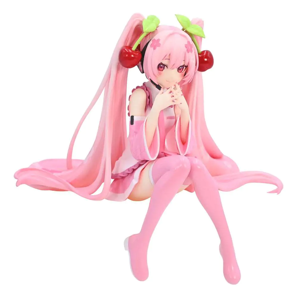 Hatsune Miku Noodle Stopper PVC Statue Sakura Miku 2023 14 cm product photo
