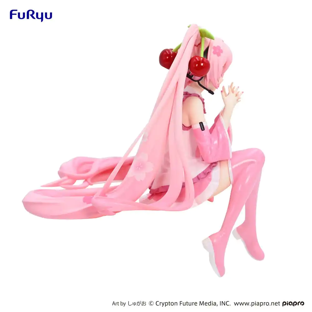 Hatsune Miku Noodle Stopper PVC Statue Sakura Miku 2023 Smile Ver. 12 cm product photo