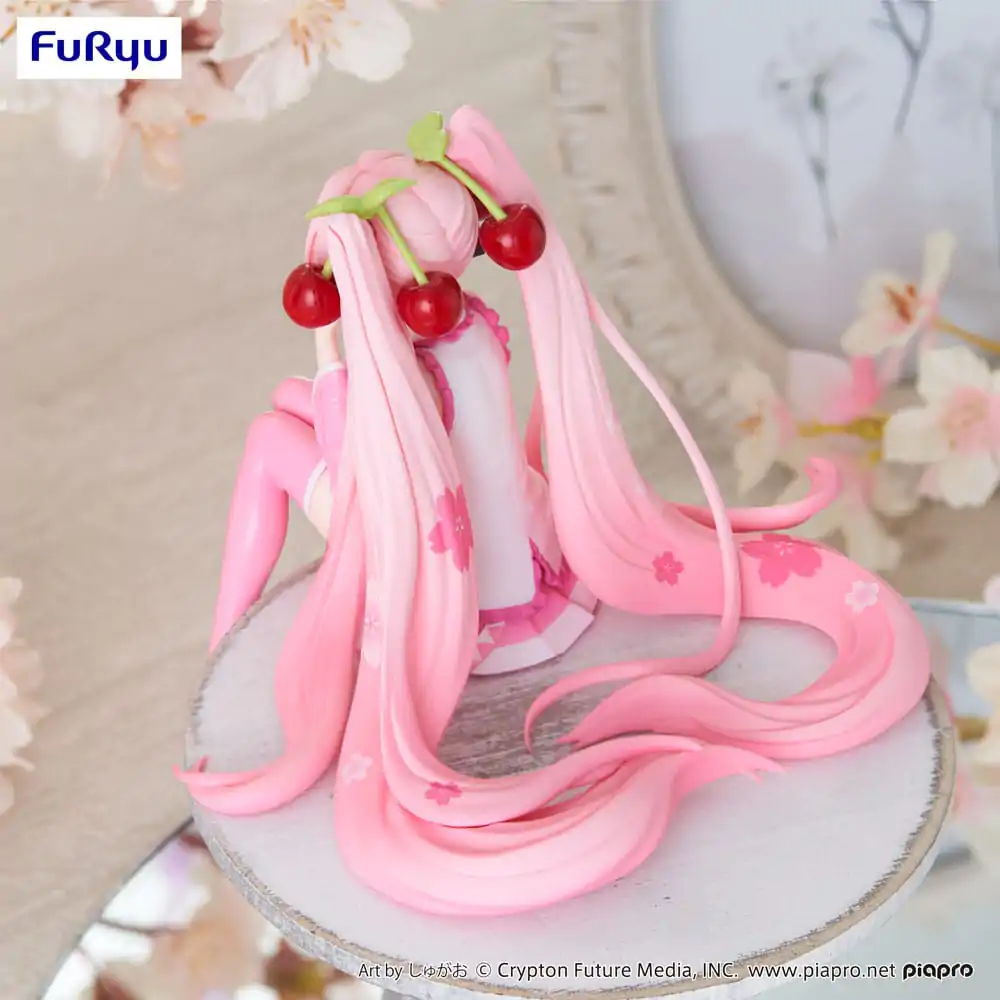 Hatsune Miku Noodle Stopper PVC Statue Sakura Miku 2023 Smile Ver. 12 cm product photo