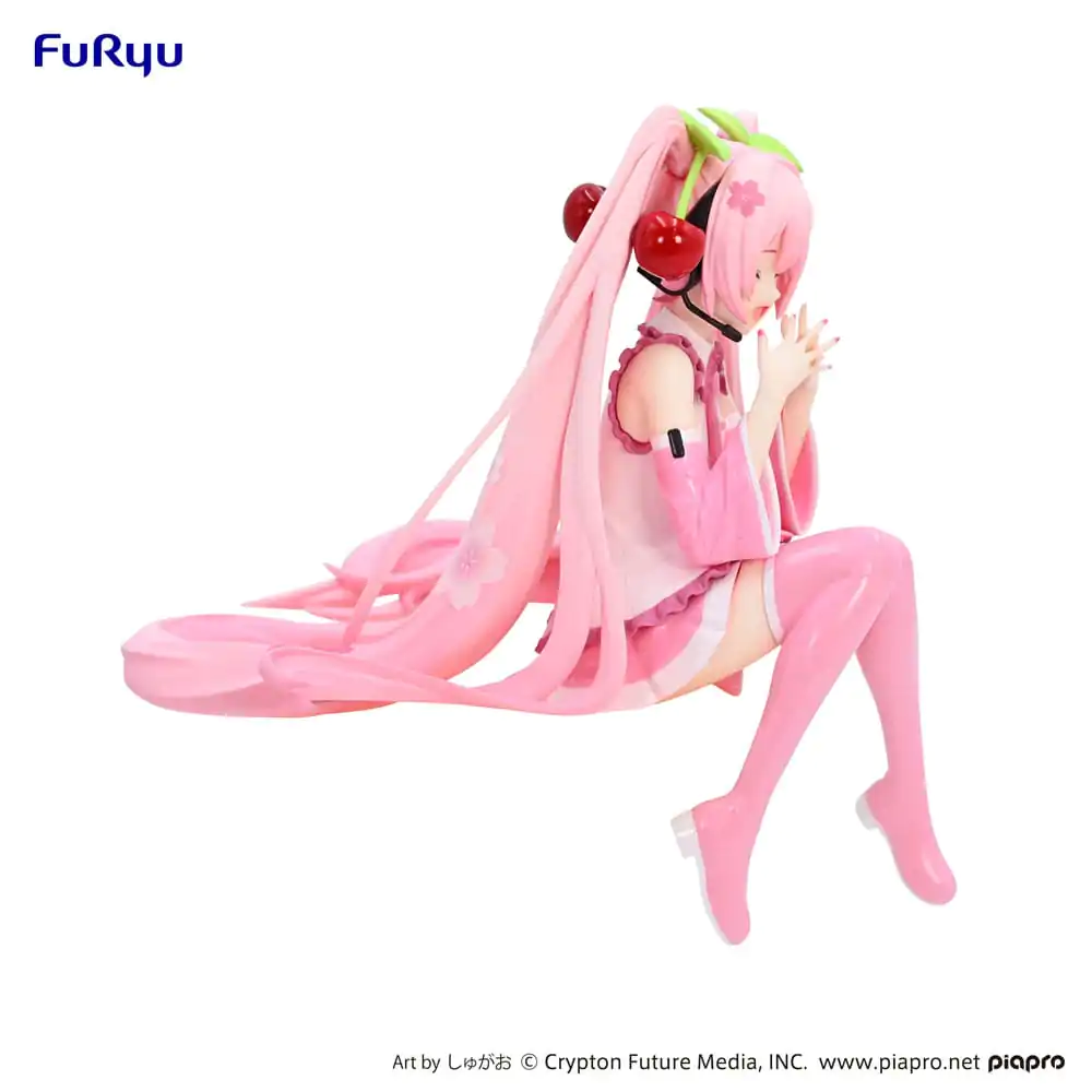 Hatsune Miku Noodle Stopper PVC Statue Sakura Miku 2023 Smile Ver. 12 cm product photo