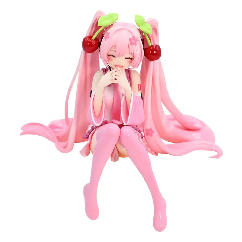Hatsune Miku Noodle Stopper PVC Statue Sakura Miku 2023 Smile Ver. 12 cm product photo