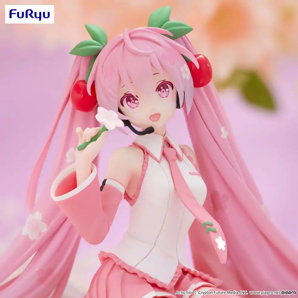 Hatsune Miku Noodle Stopper PVC Statue Sakura Miku 2024 15 cm product photo