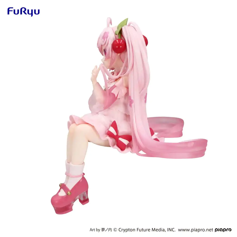 Hatsune Miku Noodle Stopper PVC Statue Sakura Miku 2025 14 cm product photo