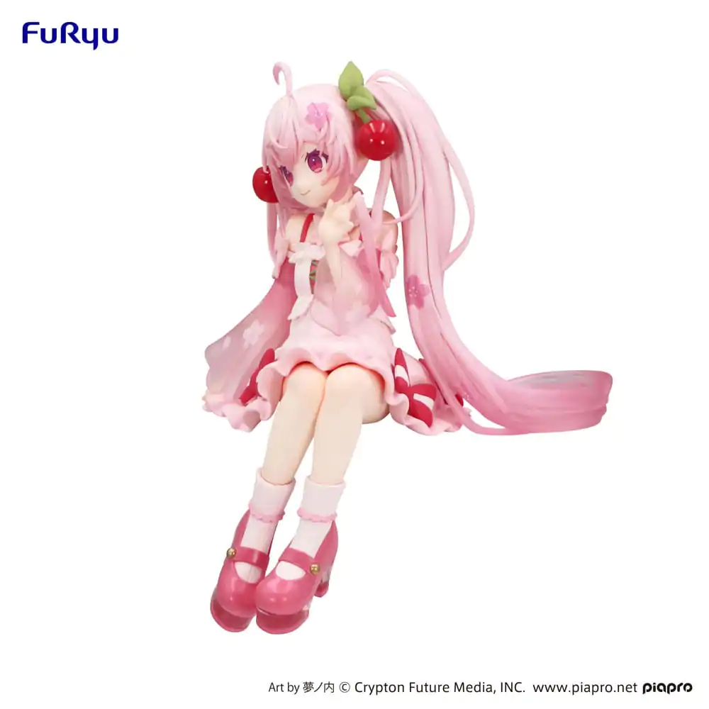 Hatsune Miku Noodle Stopper PVC Statue Sakura Miku 2025 14 cm product photo