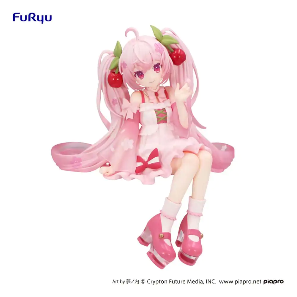 Hatsune Miku Noodle Stopper PVC Statue Sakura Miku 2025 14 cm product photo