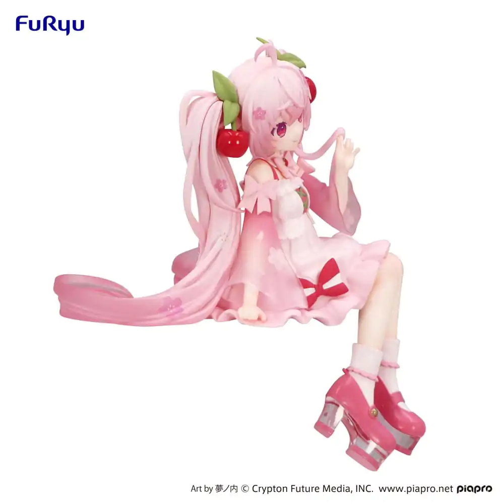 Hatsune Miku Noodle Stopper PVC Statue Sakura Miku 2025 14 cm product photo