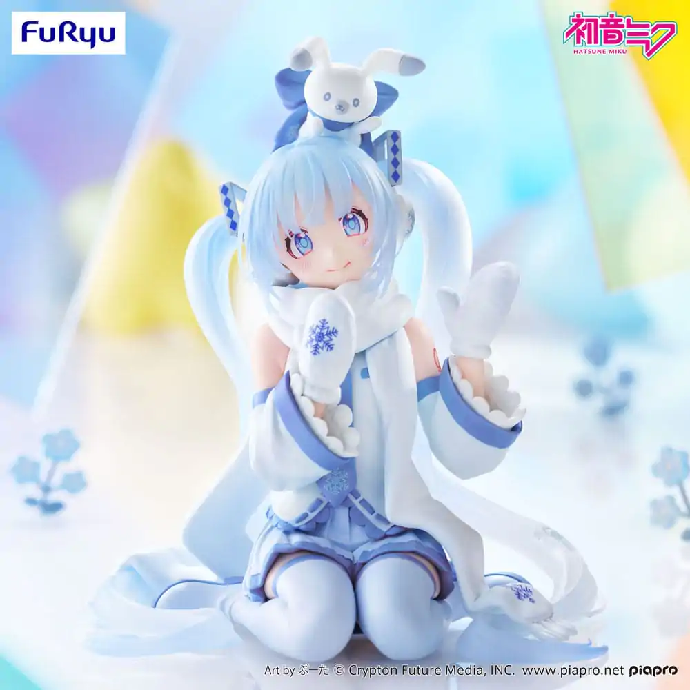 Hatsune Miku Noodle Stopper PVC Statue Snow Miku Sky Town 10th Ver. 15 cm product photo