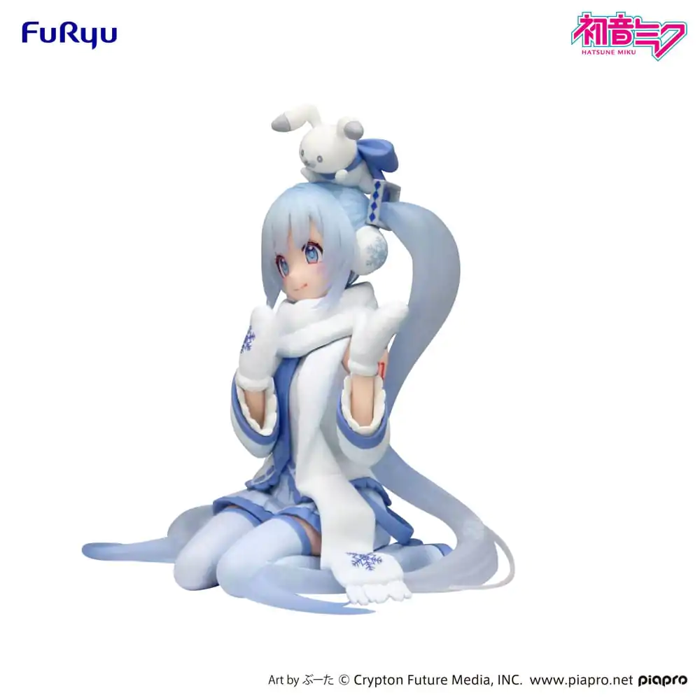 Hatsune Miku Noodle Stopper PVC Statue Snow Miku Sky Town 10th Ver. 15 cm product photo