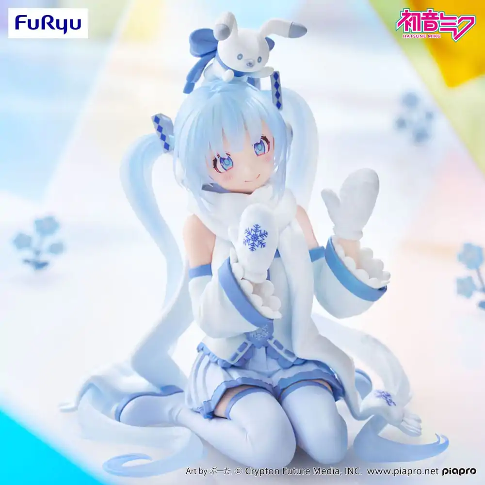 Hatsune Miku Noodle Stopper PVC Statue Snow Miku Sky Town 10th Ver. 15 cm product photo