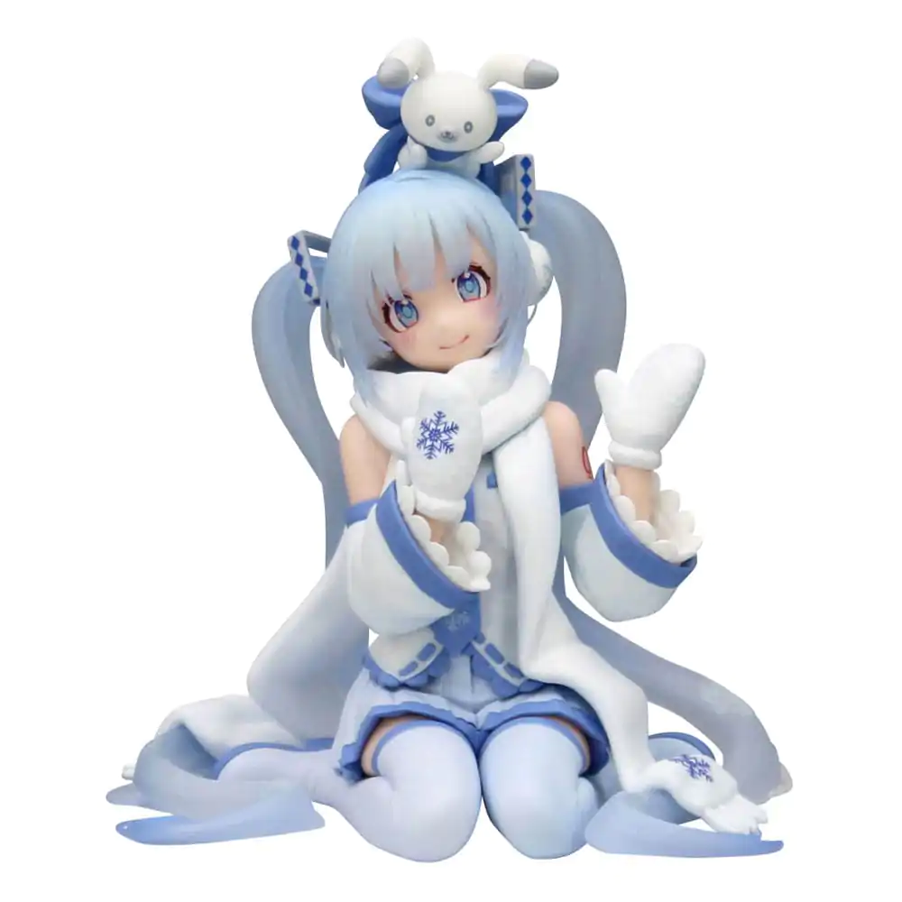 Hatsune Miku Noodle Stopper PVC Statue Snow Miku Sky Town 10th Ver. 15 cm product photo