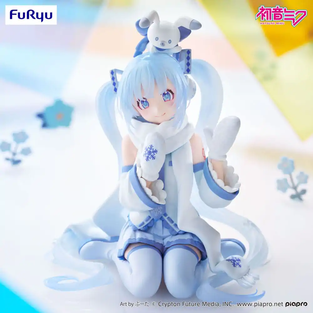 Hatsune Miku Noodle Stopper PVC Statue Snow Miku Sky Town 10th Ver. 15 cm product photo