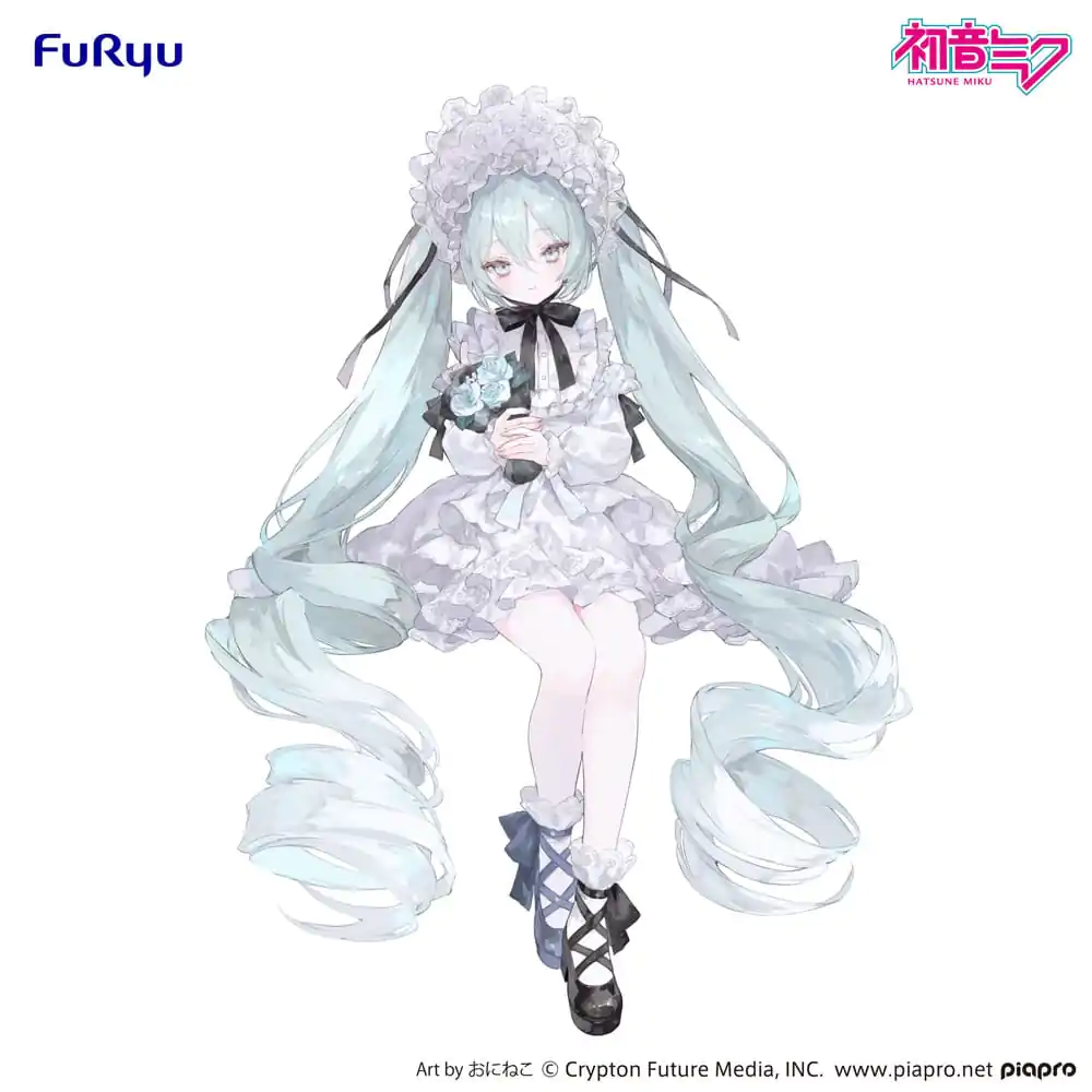Hatsune Miku Noodle Stopper PVC Statue Vintage Doll Style 15 cm  product photo