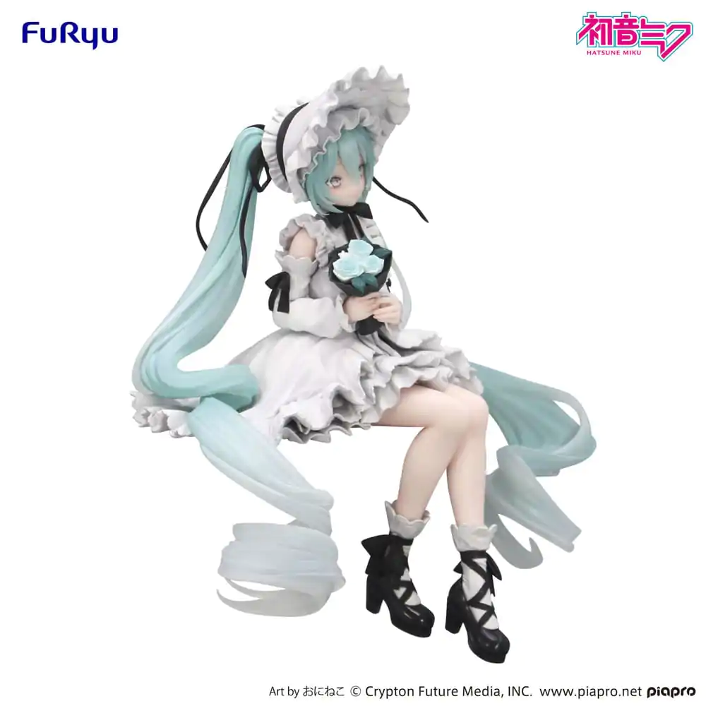 Hatsune Miku Noodle Stopper PVC Statue Vintage Doll Style 15 cm  product photo