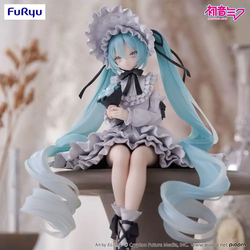 Hatsune Miku Noodle Stopper PVC Statue Vintage Doll Style 15 cm  product photo