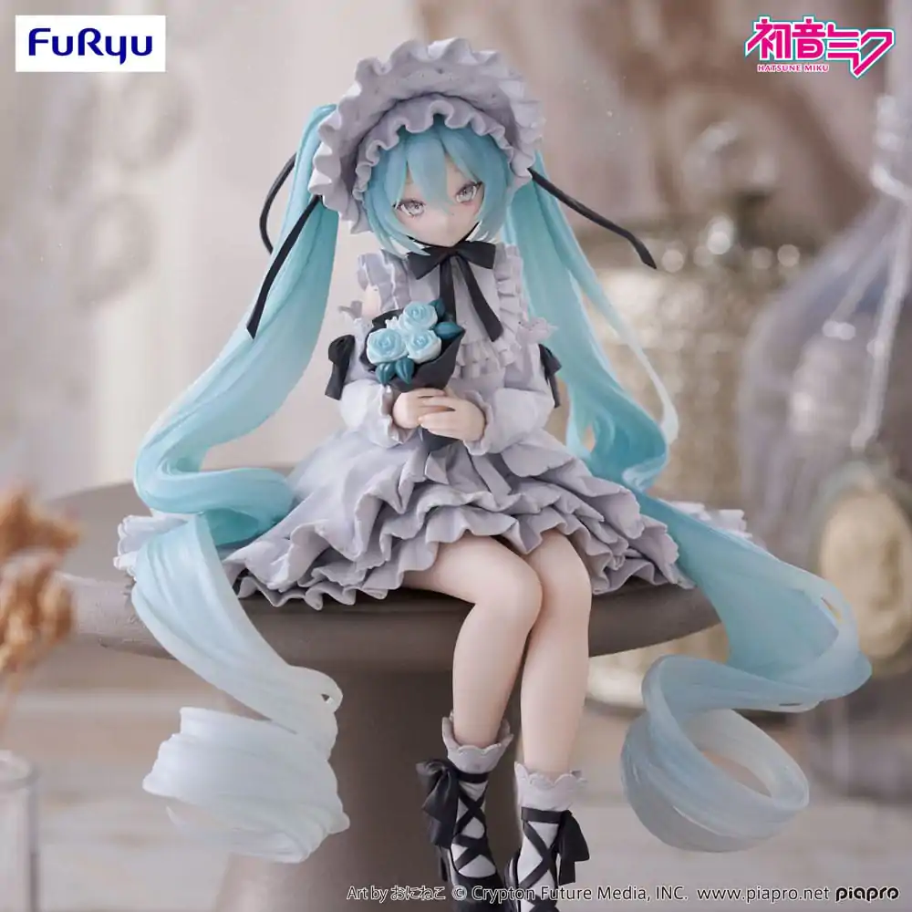 Hatsune Miku Noodle Stopper PVC Statue Vintage Doll Style 15 cm  product photo