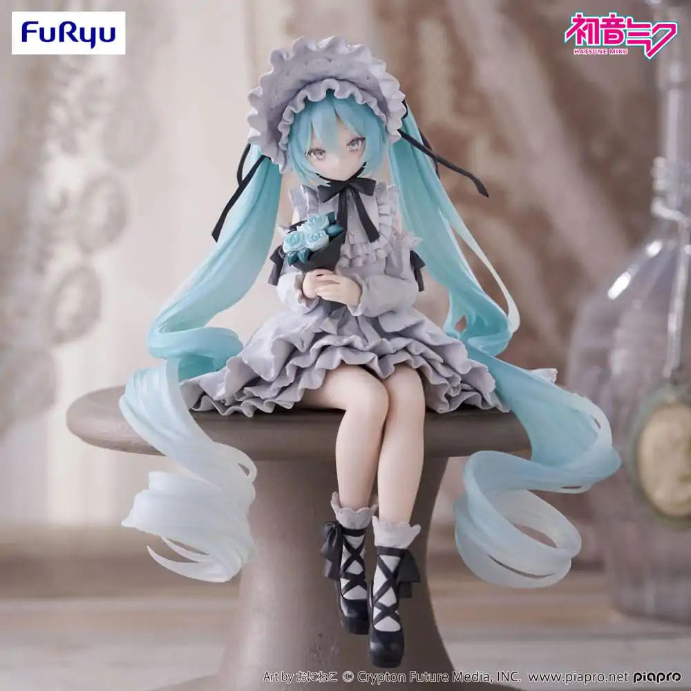 Hatsune Miku Noodle Stopper PVC Statue Vintage Doll Style 15 cm  product photo
