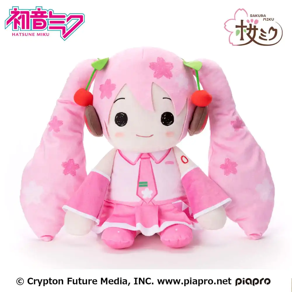 Hatsune Miku Pillowgurumi Plush Figure Sakura Miku 44 cm product photo