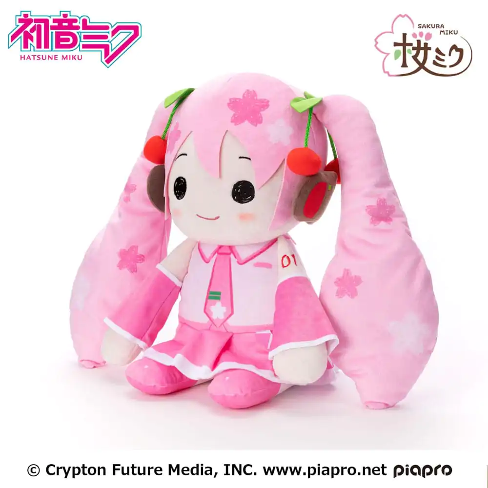 Hatsune Miku Pillowgurumi Plush Figure Sakura Miku 44 cm product photo