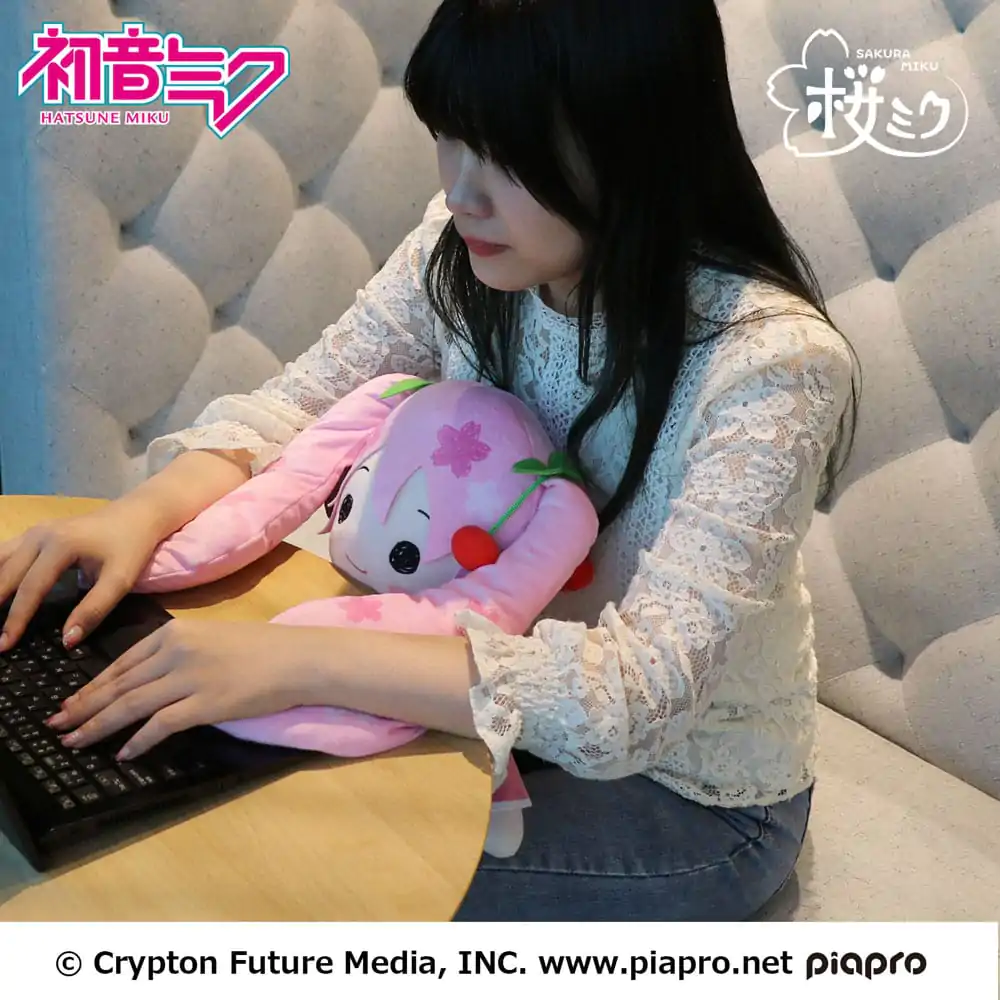 Hatsune Miku Pillowgurumi Plush Figure Sakura Miku 44 cm product photo