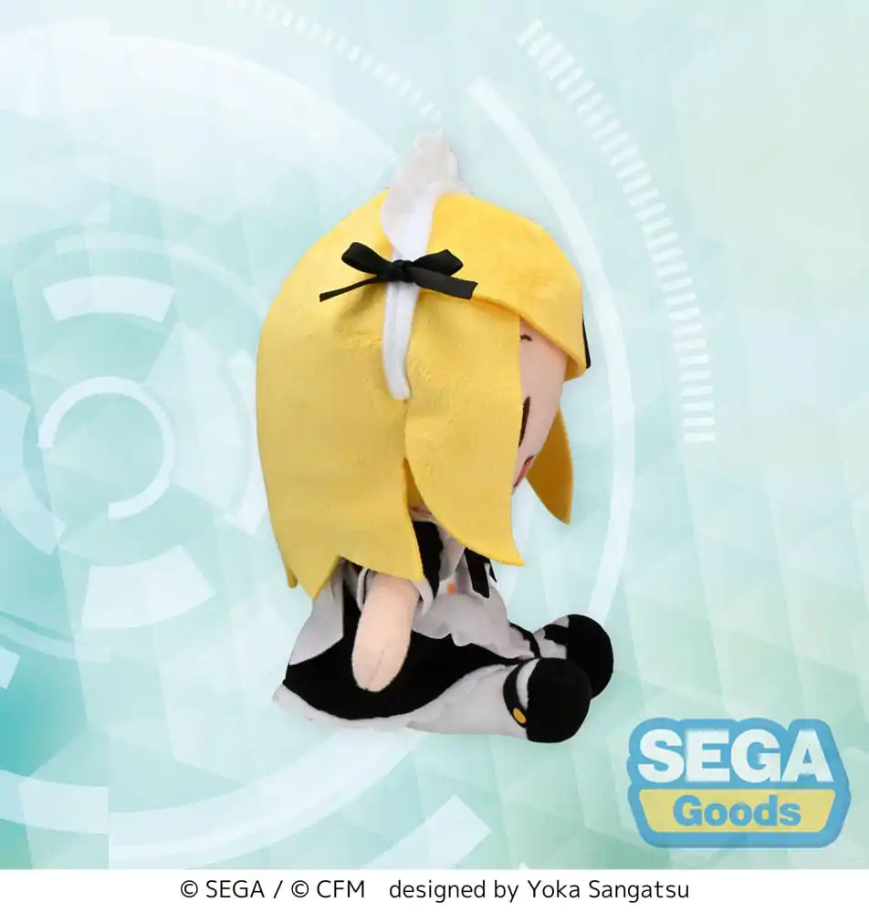 Hatsune Miku: Project DIVA Arcade Future Tone Fuwa Petit Plush Figure Kagamine Rin Maid Ver. (EX) 16 cm product photo