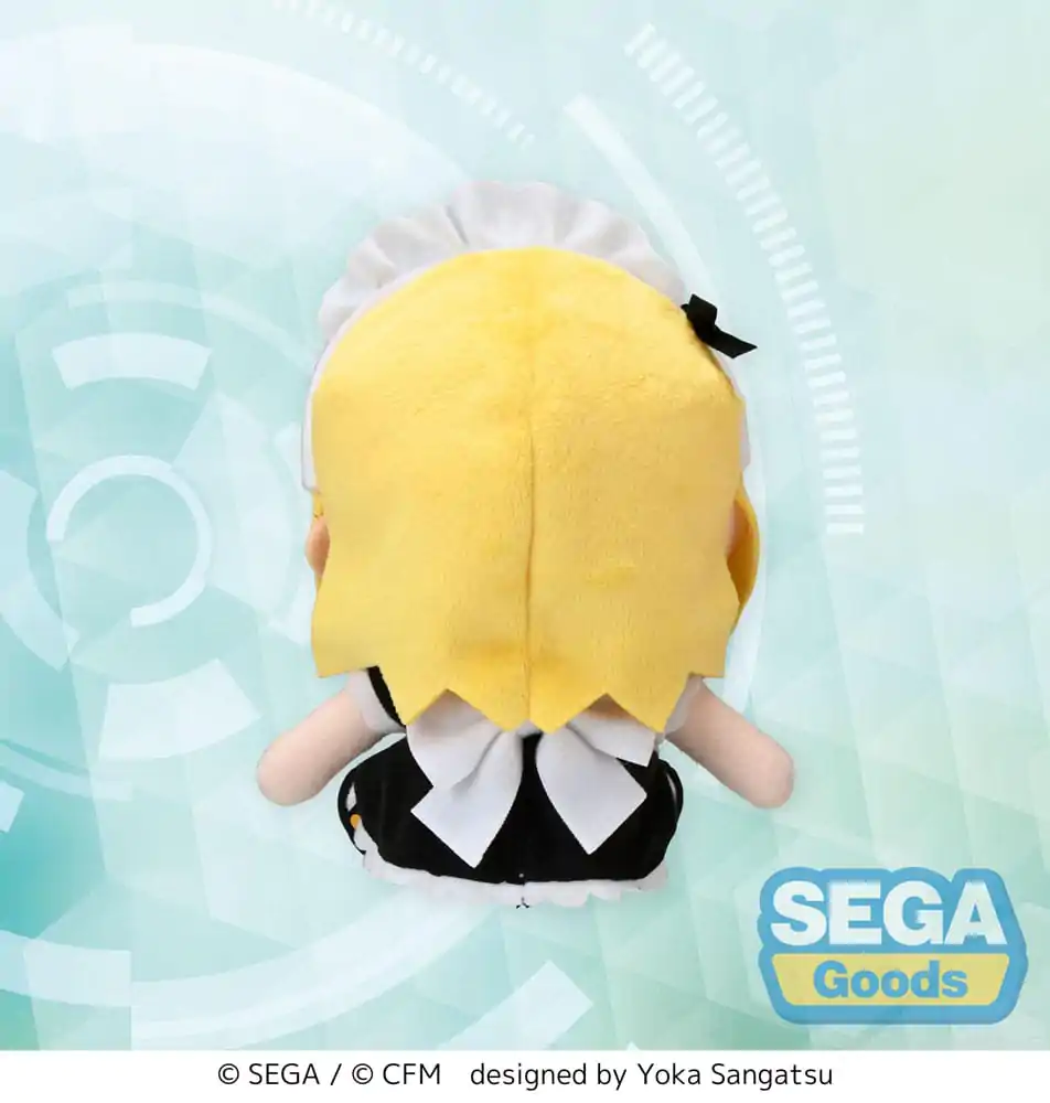 Hatsune Miku: Project DIVA Arcade Future Tone Fuwa Petit Plush Figure Kagamine Rin Maid Ver. (EX) 16 cm product photo