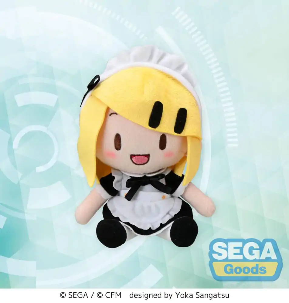 Hatsune Miku: Project DIVA Arcade Future Tone Fuwa Petit Plush Figure Kagamine Rin Maid Ver. (EX) 16 cm product photo