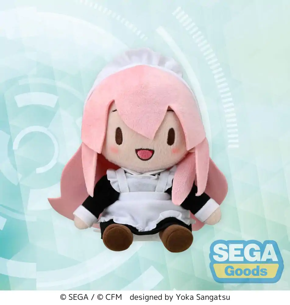 Hatsune Miku: Project DIVA Arcade Future Tone Fuwa Petit Plush Figure Megurine Luka Maid Ver. (EX) 16 cm product photo