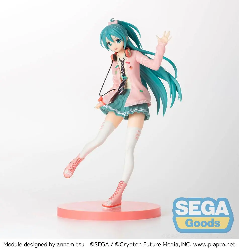 Hatsune Miku Project DIVA Arcade Future Tone SPM Statue Hatsune Miku - Ribbon Girl 24 cm product photo