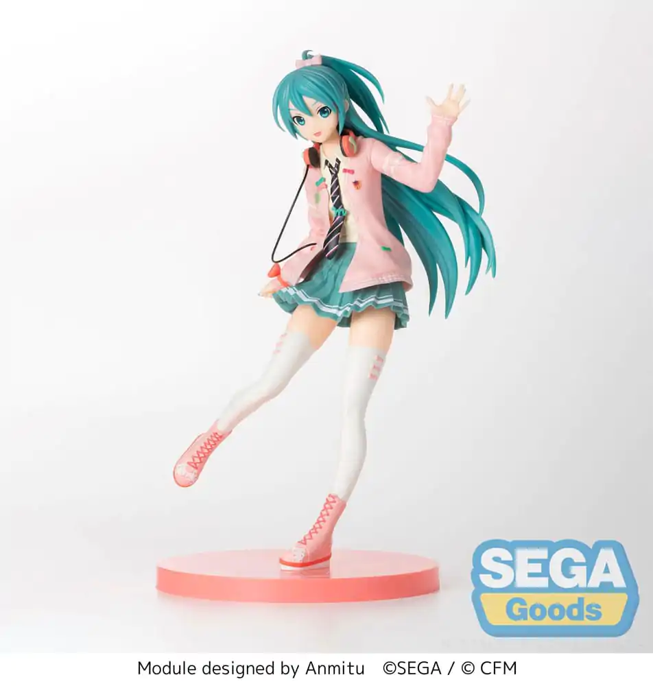 Hatsune Miku Project DIVA Arcade SPM PVC Statue Hatsune Miku Ribbon Girl 24 cm product photo