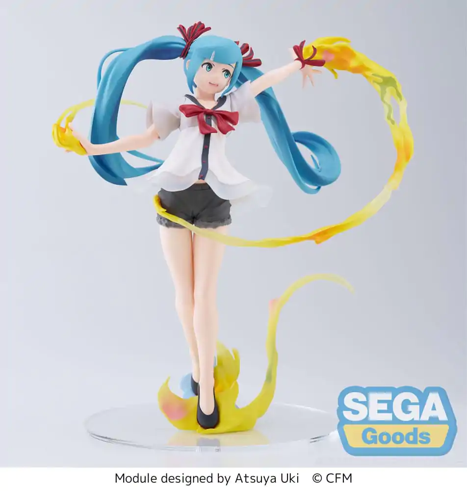 Hatsune Miku: Project DIVA MEGA 39's Figurizm Luminasta PVC Statue Hatsune Miku Shiny T.R. 22 cm termékfotó