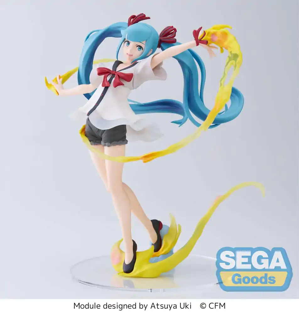 Hatsune Miku: Project DIVA MEGA 39's Figurizm Luminasta PVC Statue Hatsune Miku Shiny T.R. 22 cm termékfotó