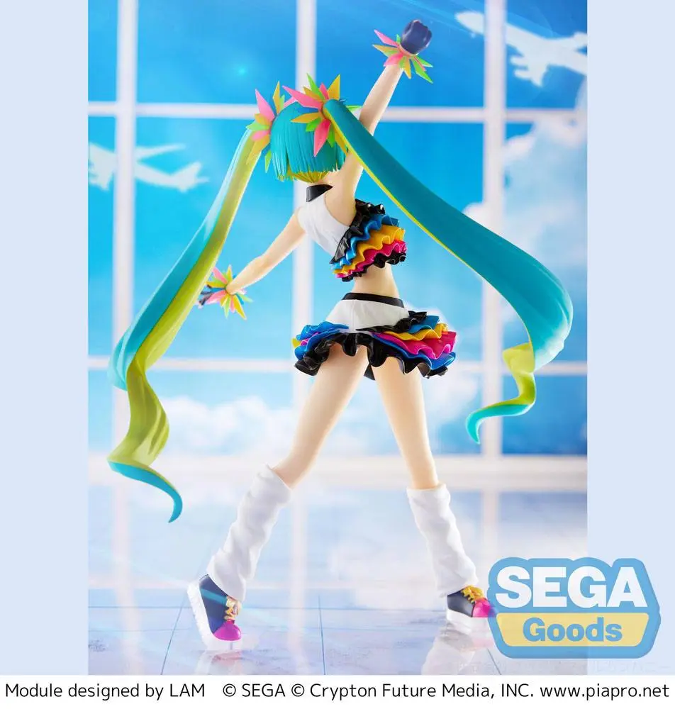 Hatsune Miku Project DIVA Mega39's FIGURIZM Statue Catch the Wave 25 cm product photo