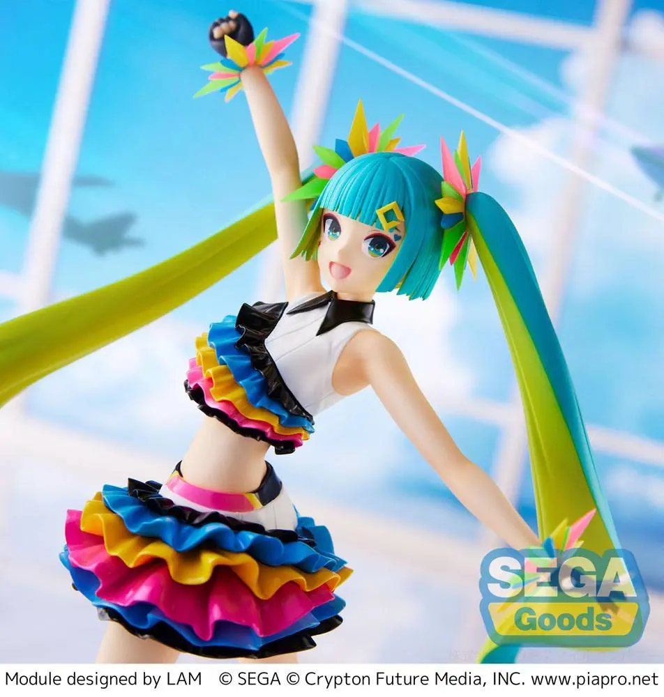 Hatsune Miku Project DIVA Mega39's FIGURIZM Statue Catch the Wave 25 cm product photo