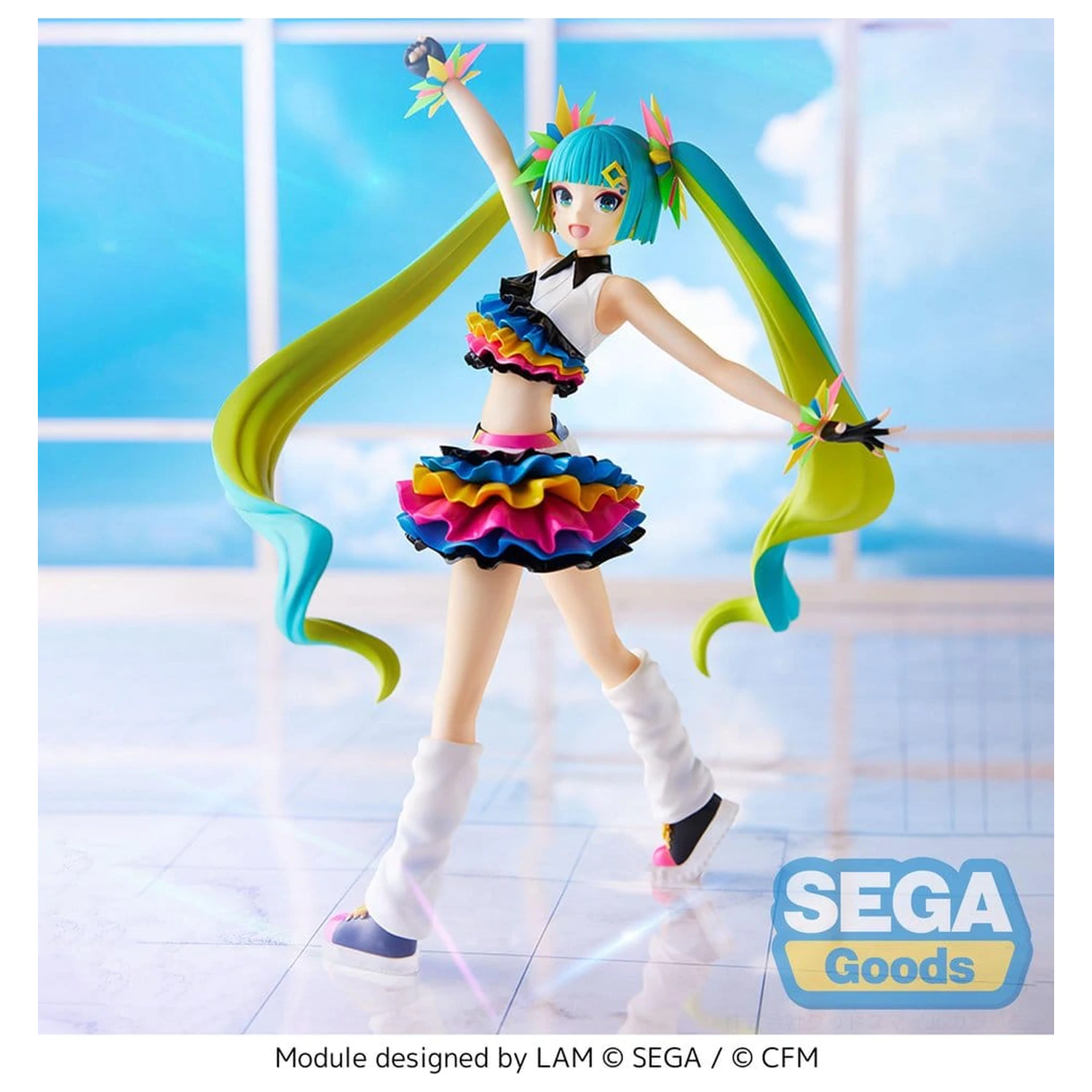 Hatsune Miku Project DIVA MEGA39's FIGURIZM PVC Figure Hatsune Miku - Catch the Wave 25 cm product photo