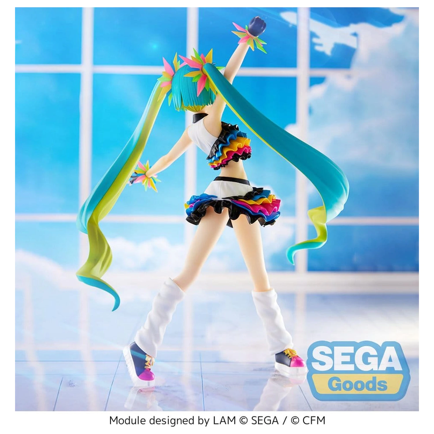 Hatsune Miku Project DIVA MEGA39's FIGURIZM PVC Figure Hatsune Miku - Catch the Wave 25 cm product photo