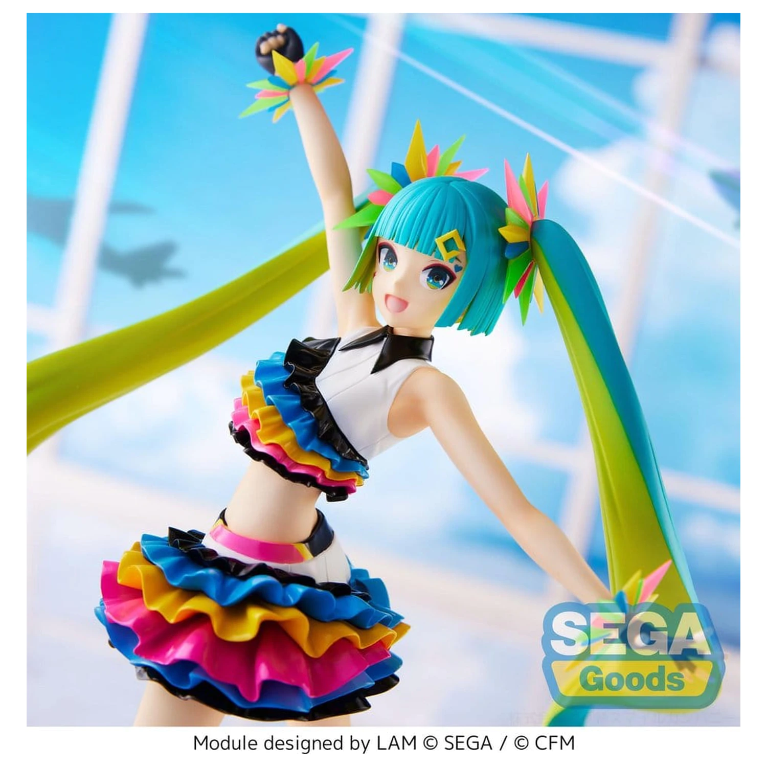 Hatsune Miku Project DIVA MEGA39's FIGURIZM PVC Figure Hatsune Miku - Catch the Wave 25 cm product photo