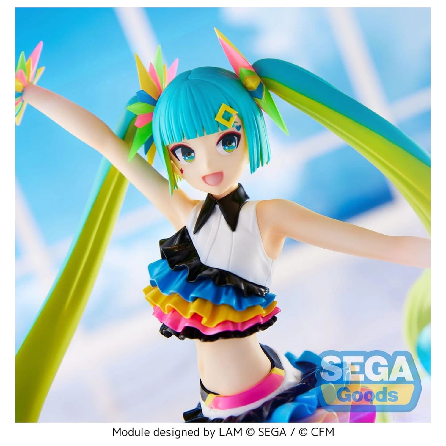 Hatsune Miku Project DIVA MEGA39's FIGURIZM PVC Figure Hatsune Miku - Catch the Wave 25 cm product photo
