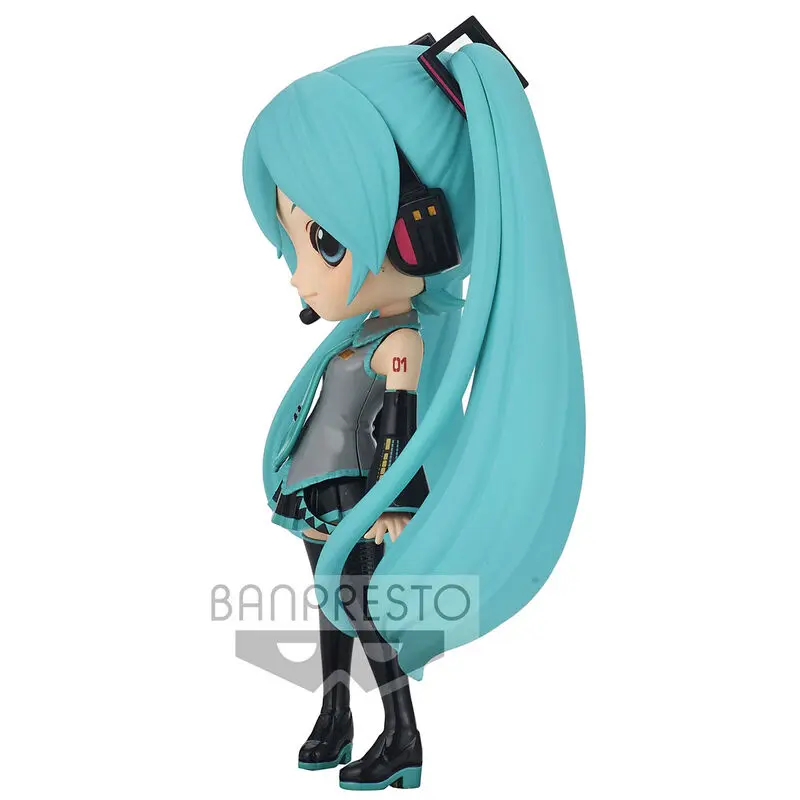 Hatsune Miku Q Posket Mini Figure Hatsune Miku Ver. A 14 cm product photo