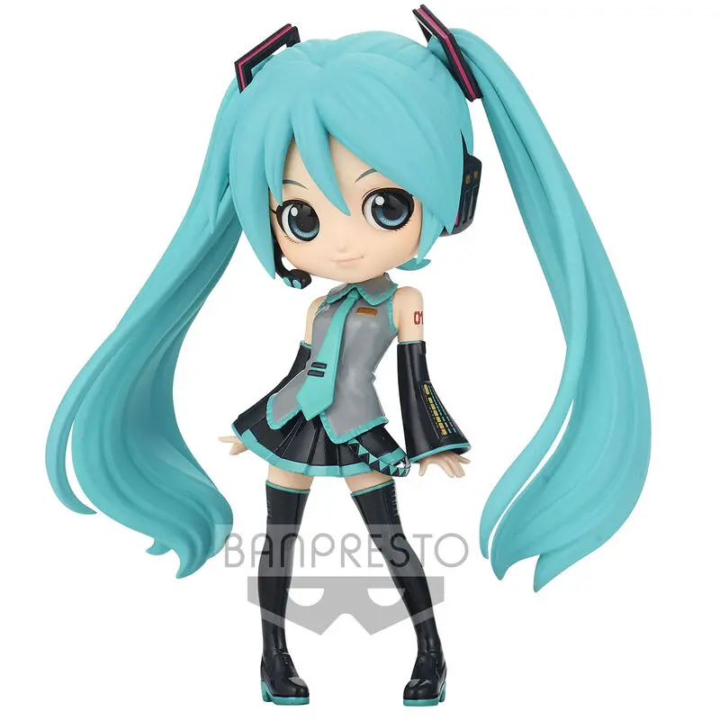 Hatsune Miku Q Posket Mini Figure Hatsune Miku Ver. A 14 cm product photo