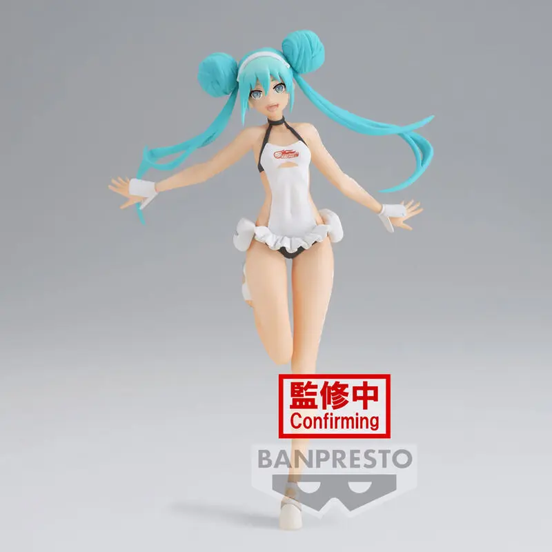 Hatsune Miku Racing - Racing Miku 2022 Tropical Maid figure 16cm product photo