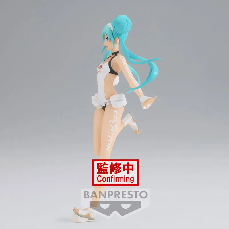 Hatsune Miku Racing - Racing Miku 2022 Tropical Maid figure 16cm product photo